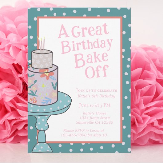 Bake Off Birthday heeft het genageld Kaart