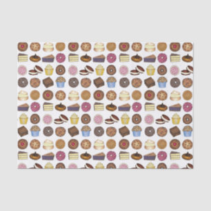 Bake Sale Cookie Cake Pie Donut Brownie Muffin Tissuepapier