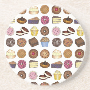 Bake Sale Cupcake Brownie Pie Cake Biek Good Zandsteen Onderzetter