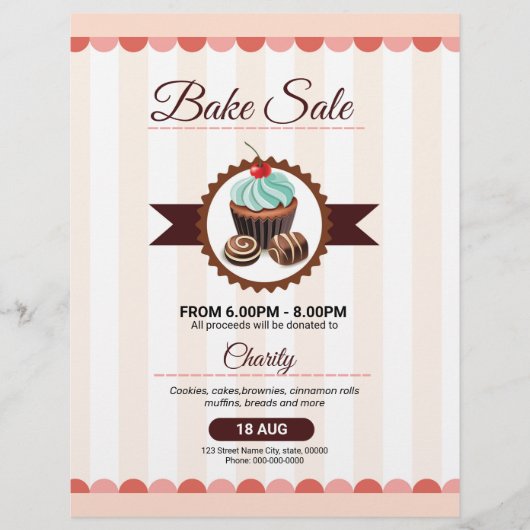 Bake Sale Flyer (Voorkant)