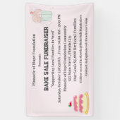 Bake Sale Fondsenwerving Spandoek (Verticaal)