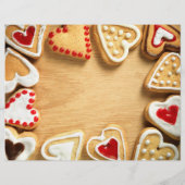 Bake Sale Fundraiser Flyer Horizontale Koekjes (Achterkant)