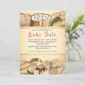 Bake Sale Uitnodiging (Staand voorkant)