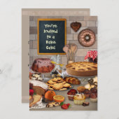 Bake Sale Uitnodiging (Voorkant / Achterkant)