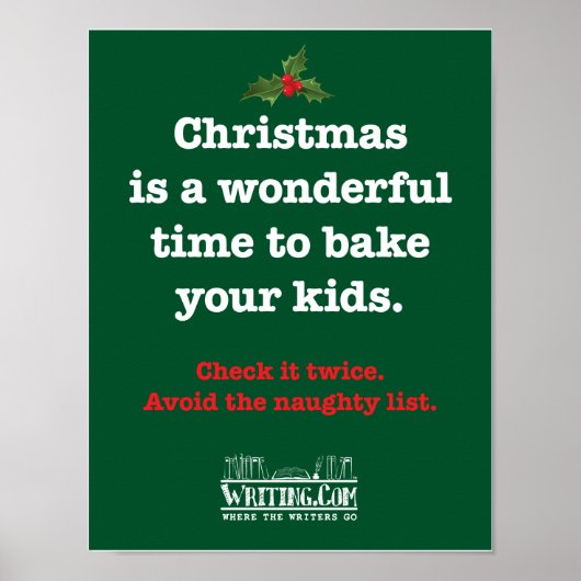 Bake Uw Kinder Poster (Voorkant)