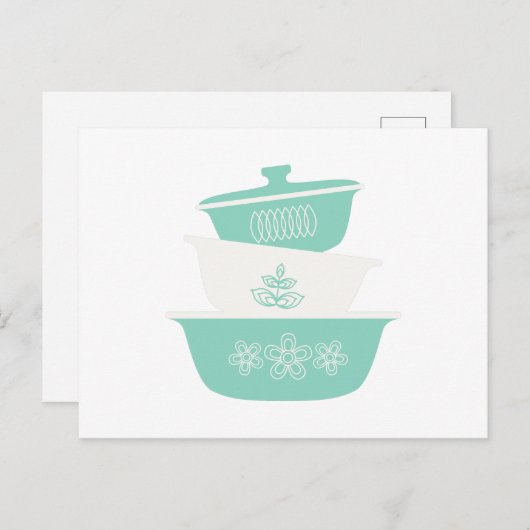  bake Ware Briefkaart (Voorkant / Achterkant)