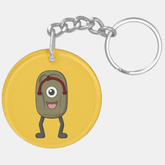 Bake-zori Japanse Sandal Monster Sleutelhanger (Achterkant Links)