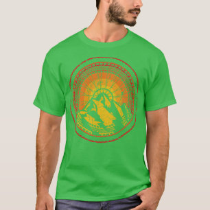 Baked Earth Biking Sun Fietsen Mountain Bike Art T T-shirt
