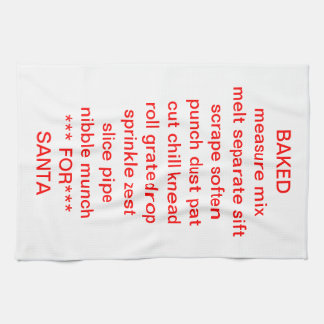 BAKED VOOR SANTA DISHTOWEL THEEDOEK