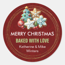 Baked With Love Christmas Cookie