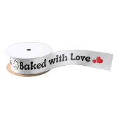 Baked with Love Printed Satin Ribbon Roll Lint (Spoel)