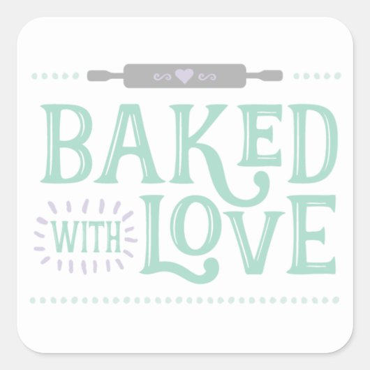 Baked With Love Sticker (Devant)