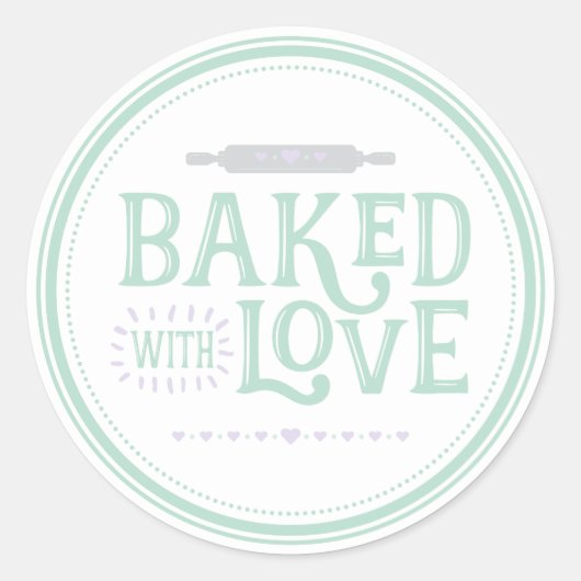 Baked With Love Sticker (Devant)