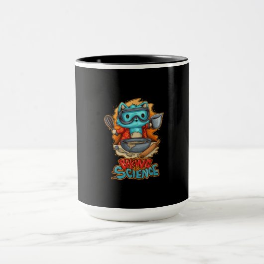 Baken is een wetenschappelijke cute Baker Gift Bak Mok (Midden)
