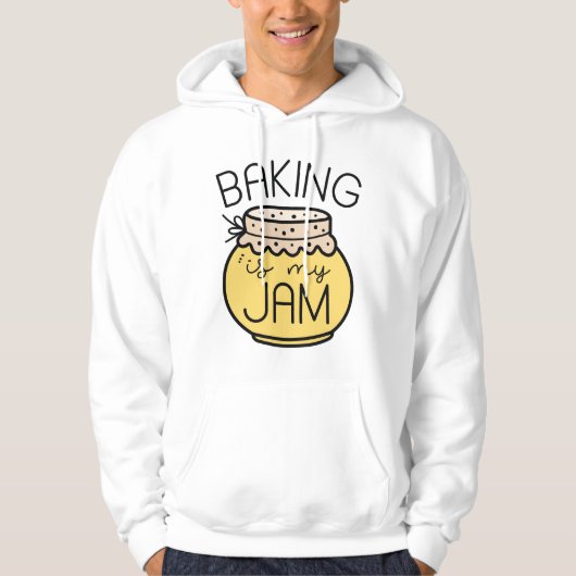 Baken is mijn jam hoodie (Voorkant)