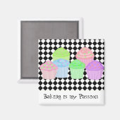 Baken is mijn passie magneet (Voorkant / Achterkant)