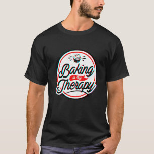 Baken is mijn therapie t-shirt