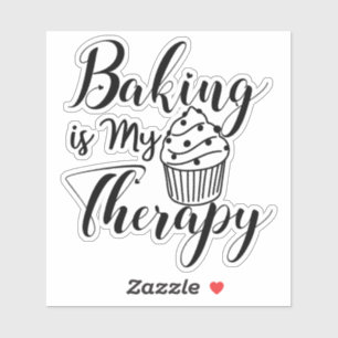 Baken is mijn therapieoffertes sticker