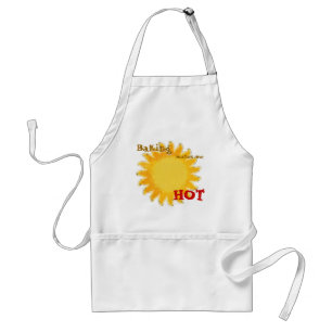 Baken maakt me warm Schort