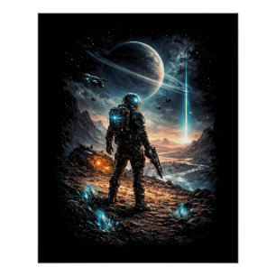 Baken op de verre wereld perfect poster