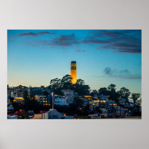 Baken over de baai poster