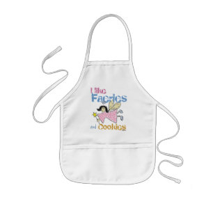 Baken van faerijen en koekjes kinder schort