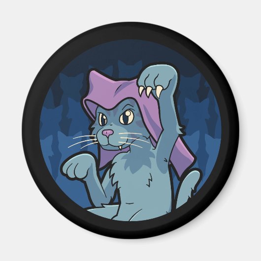 Bakeneko - Japanse kat Yokai Magneet (Voorkant)