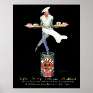  Baker Adverteren kunst Poster