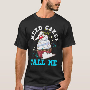 Baker Baking Cake Cupcake T-shirt