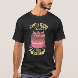 Baker Baking Cupcake Brood Cookie Kitchen Koken T-shirt