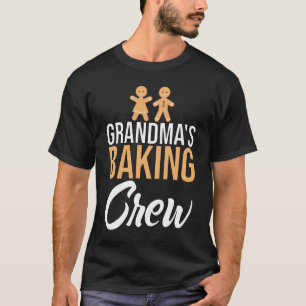 Baker Baking Grandma's Baking Crew Grandchildren T-shirt