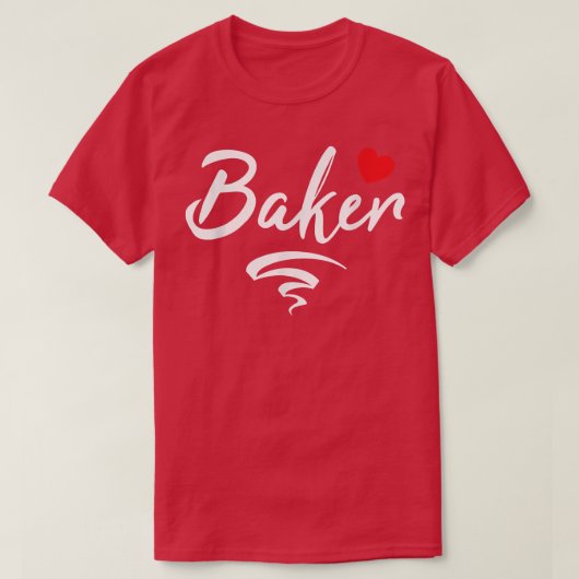 Baker Baking Oven Lover Bakery Apprentice Master T-shirt (Design voorkant)