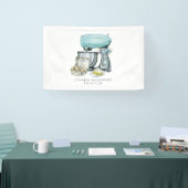 Baker Baking Waterverf Pastry Chef Spandoek (Beurs)