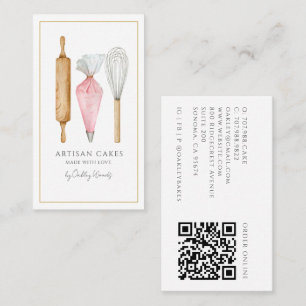 Baker Bakkerij Bakgerei QR Code Visitekaartje