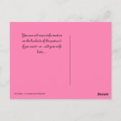 Baker/bakkerij/gebak 5 Briefkaart (Achterkant)