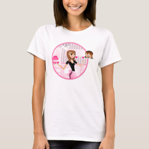 Baker/bakkerij/gebak T-shirt/appel T-shirt