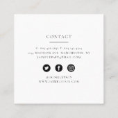 Baker / Boulangerie Carte de visite (Dos)