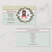 Baker, boulangerie, carte de visite de chef de (Devant / Derrière)