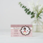 Baker, boulangerie, pâtissier Carte de visite (Debout devant)