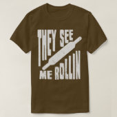 Baker Bread Baking Rolls Bakery T-shirt (Design voorkant)