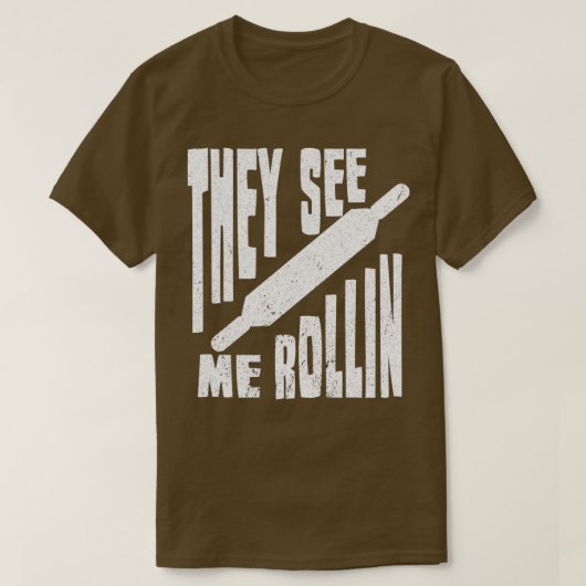 Baker Bread Baking Rolls Bakery T-shirt (Design voorkant)