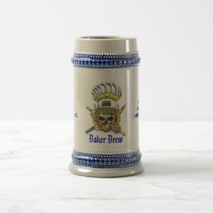 Baker Brew Stein Bierpul