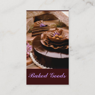 Baker Cake Truffle Visitekaartje