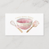 Baker Chef Caterer Carte de visite (Devant)