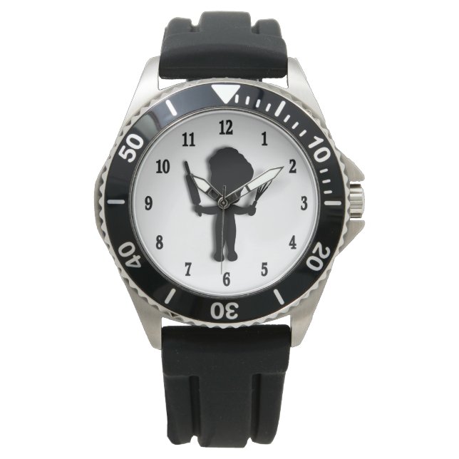 Baker/Chef Horloge (Voorkant)