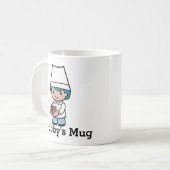 Baker/Chef personaliseren met behulp van chocolade Koffiemok (Voorkant links)