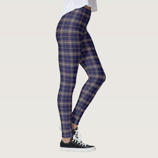 Baker Clan Tartan Plaid Leggings (Droite)