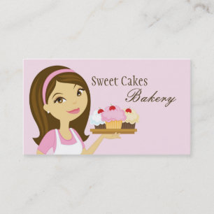 Baker Cup Cakes Bakery Sweet Traitements Carte de 