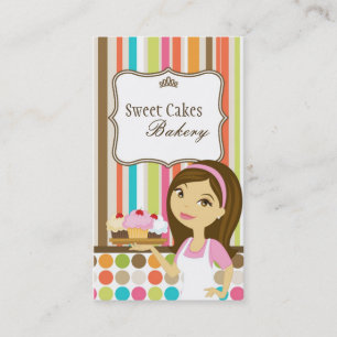 Baker Cup Cakes Bakery Sweet Traitements Carte de 