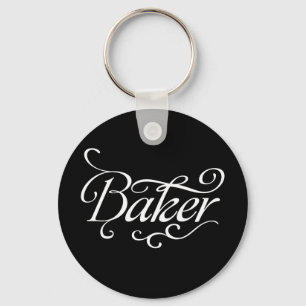 Baker Donkere Sleutelhanger
